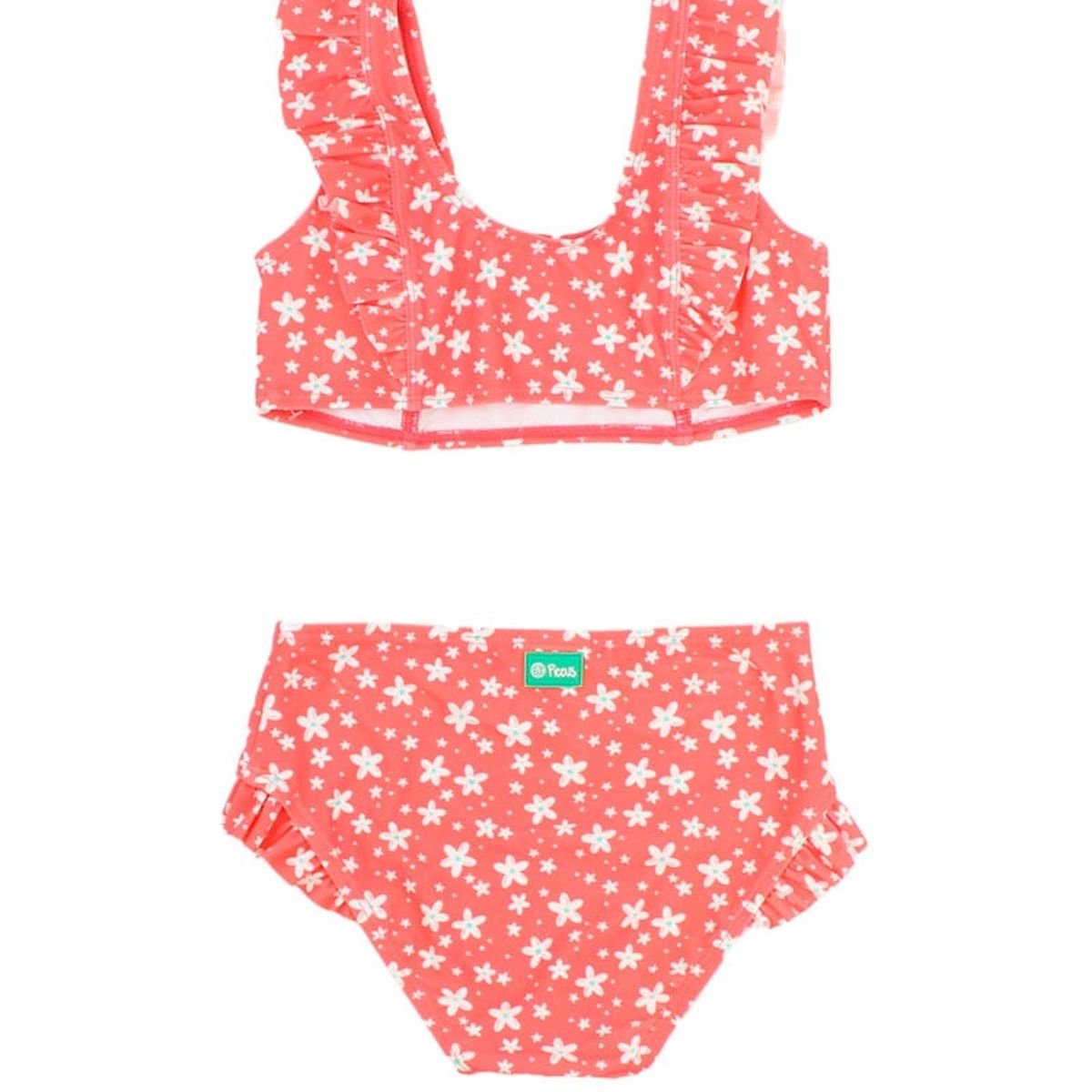 FICCUS - Traje de Baño Kids Niña Energy Coral