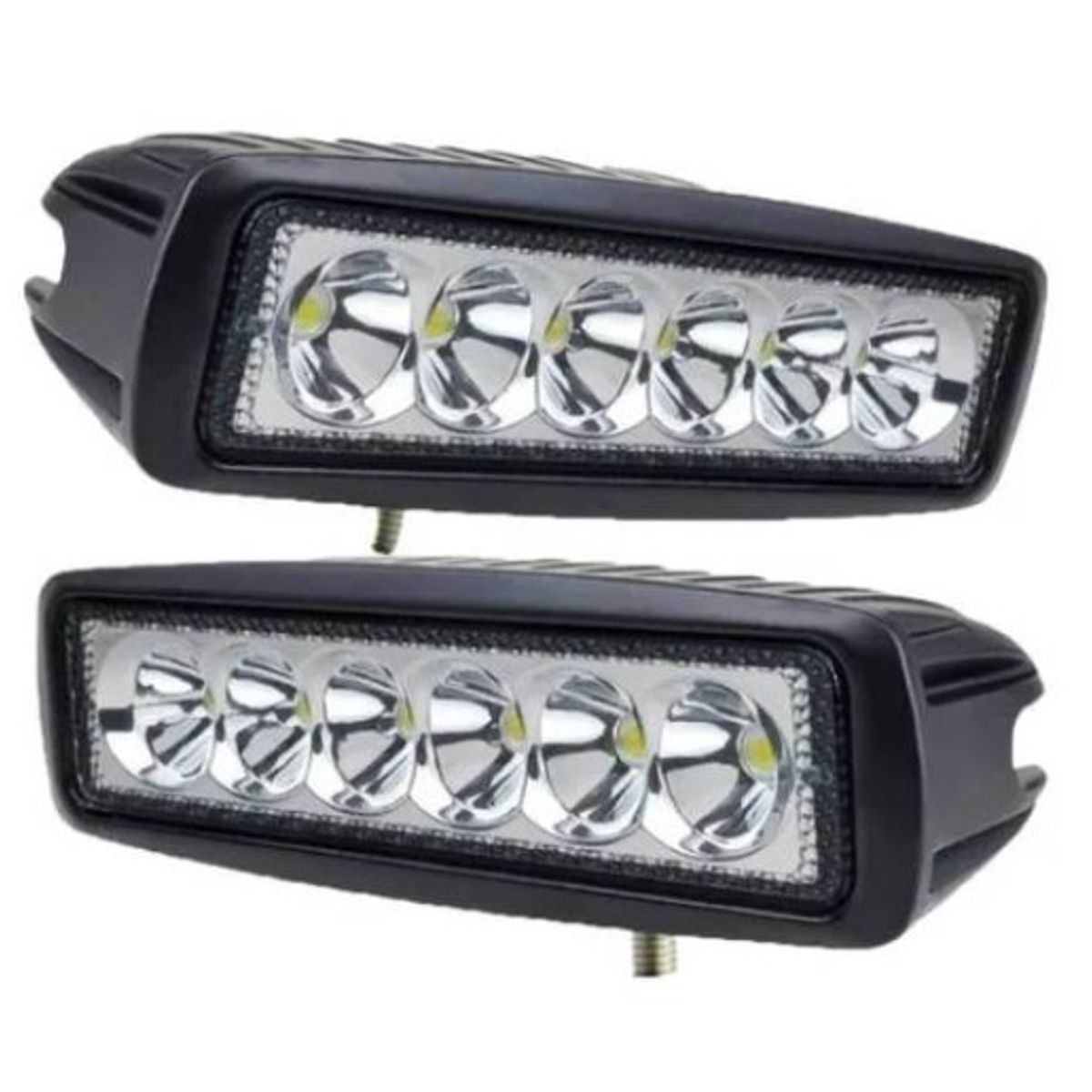 GENERICO - Pack 4 Focos Led 18w Barra Neblinero Auto