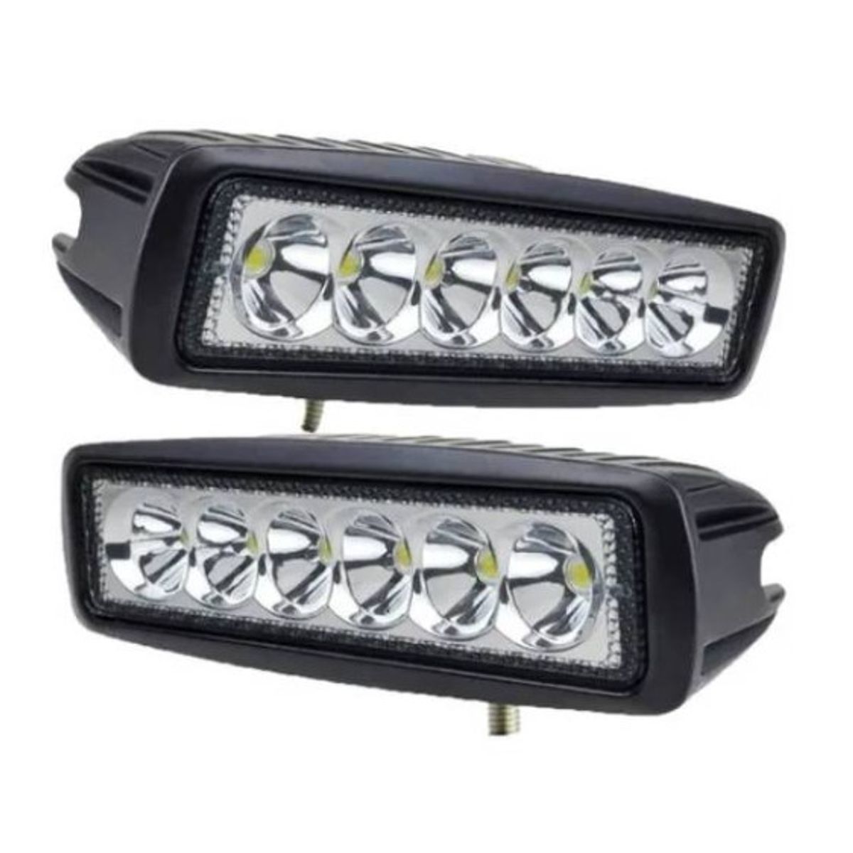 GENERICO - Pack 4 Focos Led 18w Barra Neblinero Auto