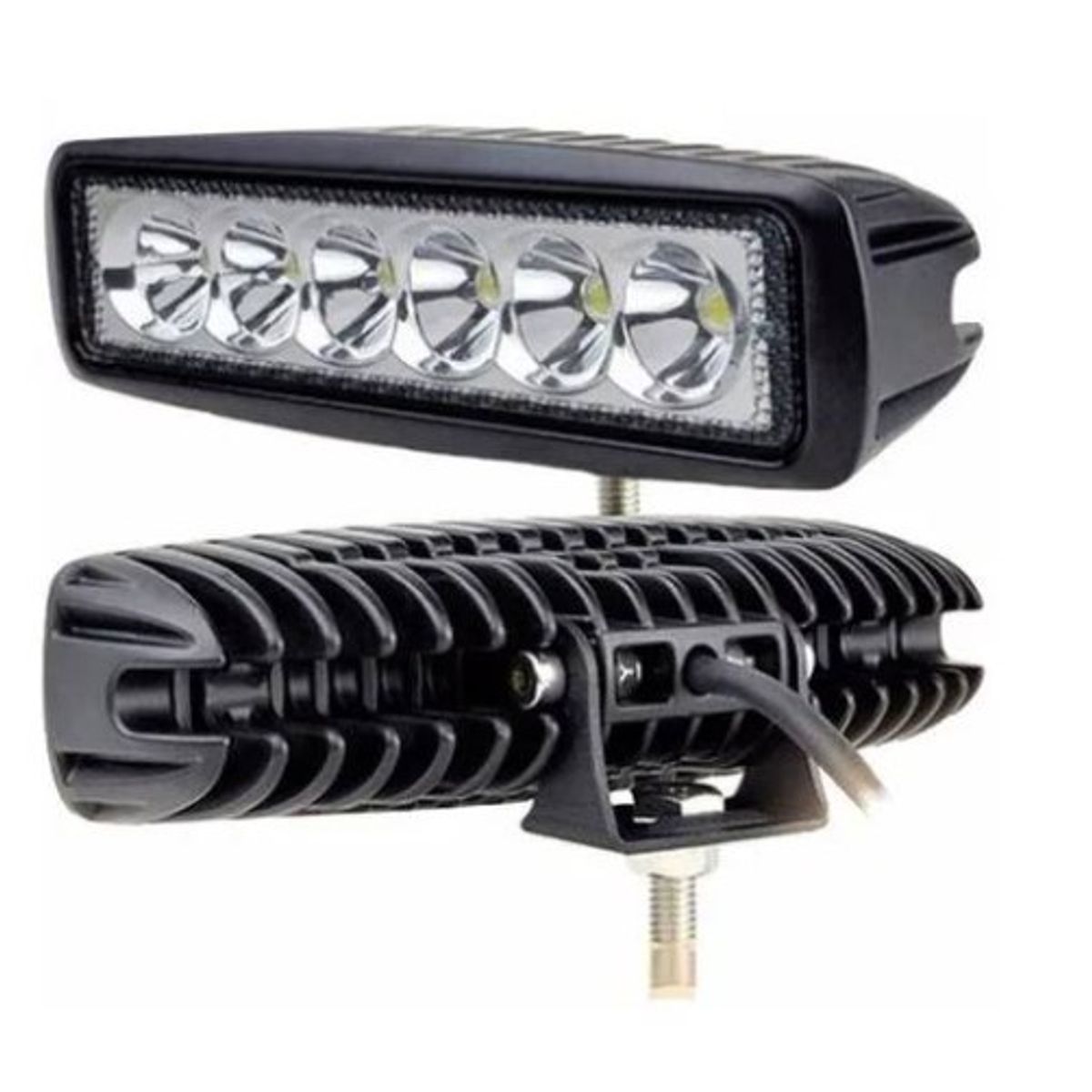 GENERICO - Pack 4 Focos Led 18w Barra Neblinero Auto