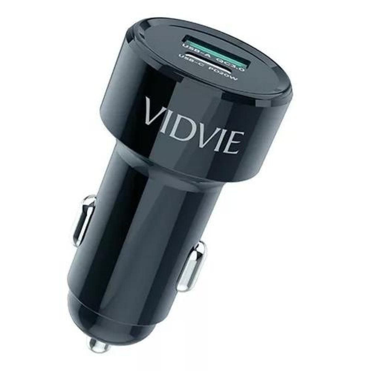 GENERICO - Cargador carro Vidvie PD 20W inteligente para iPhone negro