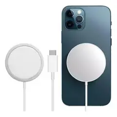 GENERICO - Cargador inalámbrico magnético carga rápida inalámbrica blanco