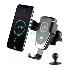 GENERICO - Cargador inalámbrico celular auto 10W soporte carga rápida