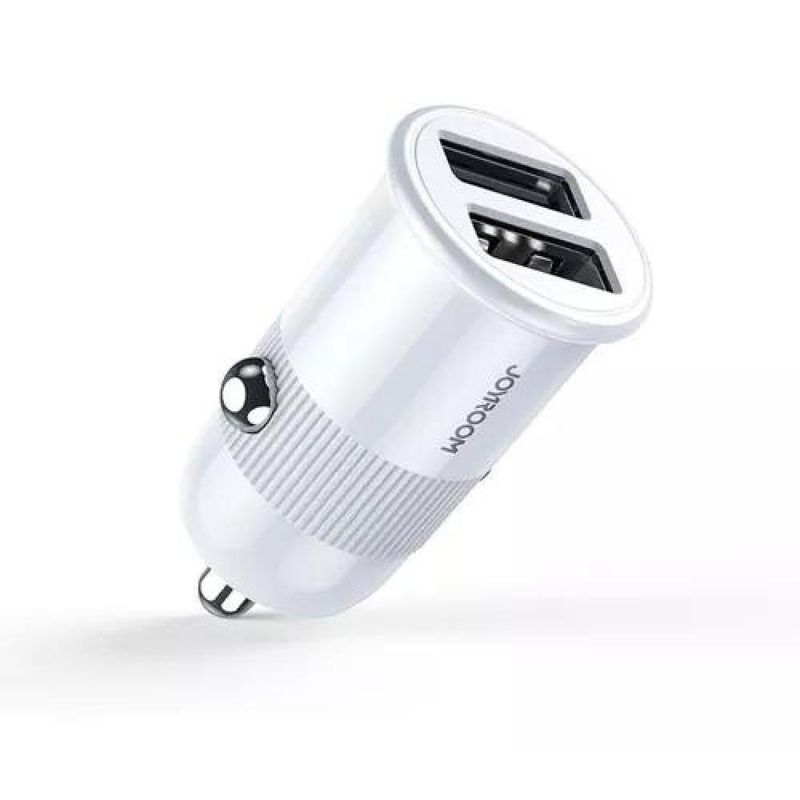 GENERICO - Cargador rápido para automóvil doble puerto USB 5V 31A blanco