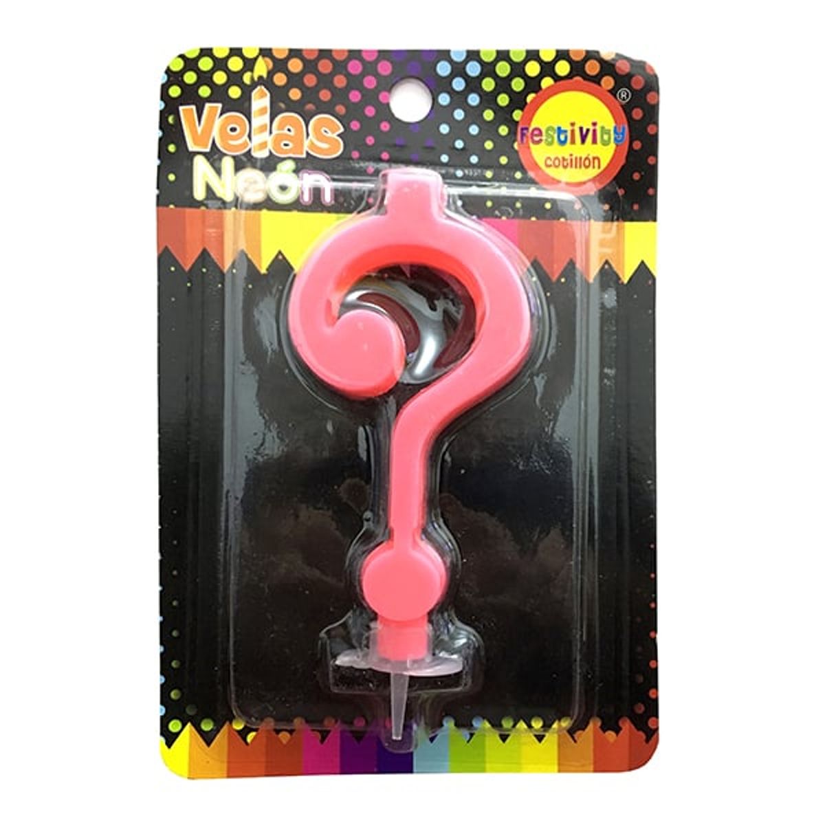 GENERICO - VELA NUMERAL NEON GIGANTE N? ? X1 UNI