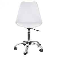 Silla Escritorio Giratoria Tulip polipropileno Blanco