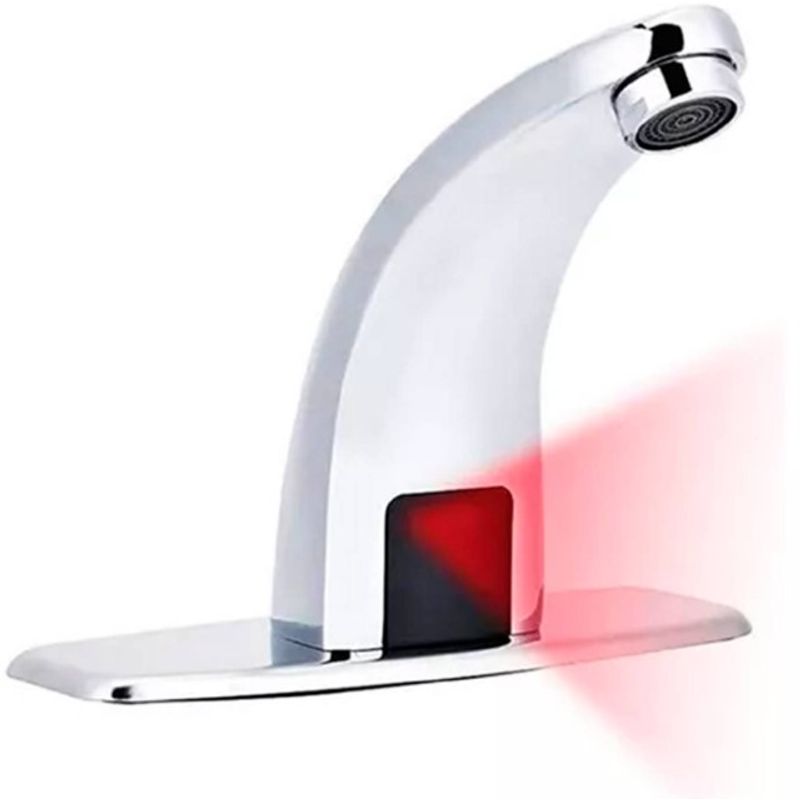 GENERICO - Llave Lavamanos Moderno Con Sensor Infrarrojo