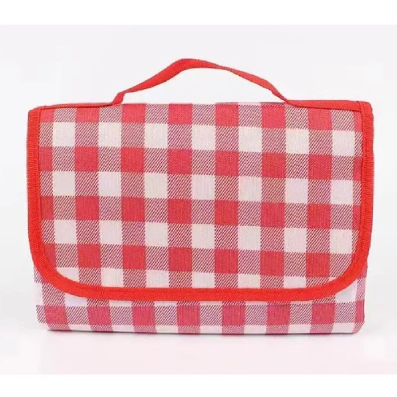 ANGELES DEL HOGAR - Manta De Picnic Impermeable Rojo 15 m x 2 m