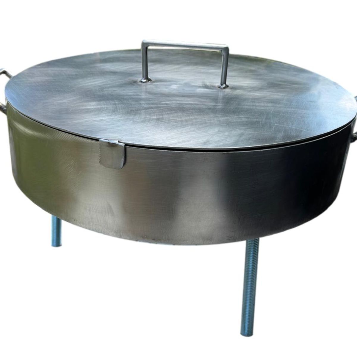 KAS - Disco Paellera Acero Inoxidable 56 cm diámetro con Tapa