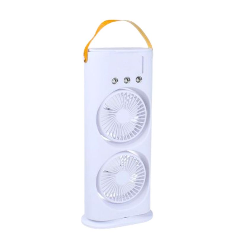 GENERICO - Doble Ventilador De Aire Frio Humidificador Para Escritorio