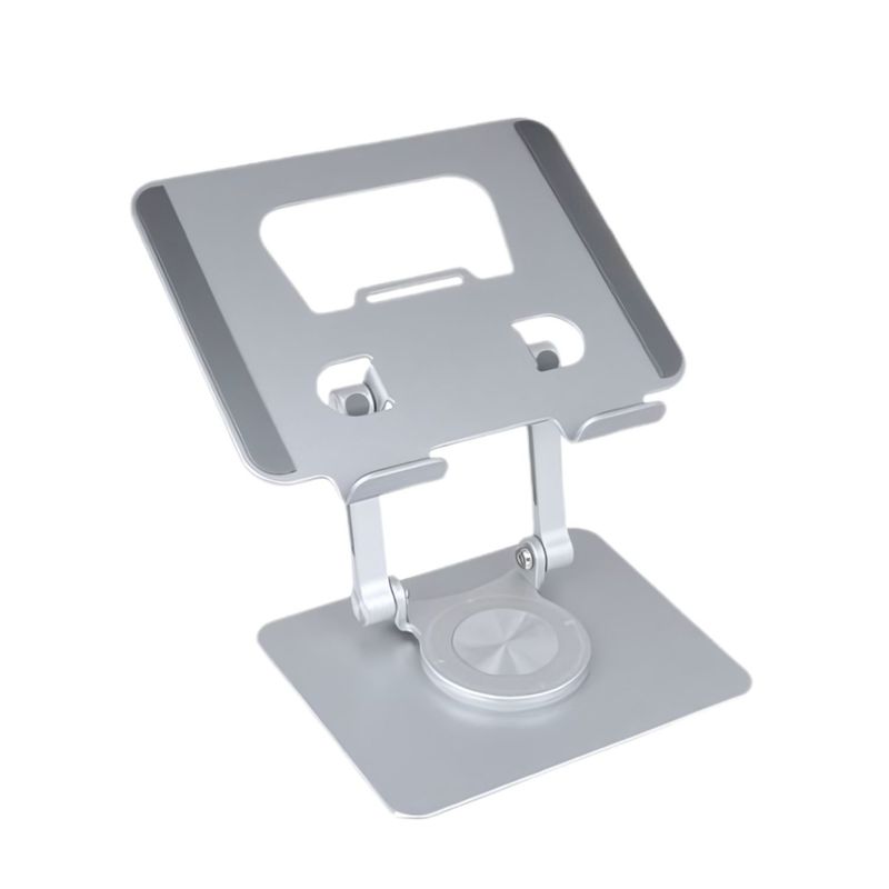 GENERICO - Soporte Base Para Tablet Laptop Stand Metalico Giro 360.