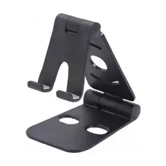 GENERICO - Soporte Celular Tablet Para Escritorio Mesa Plegable Negro.