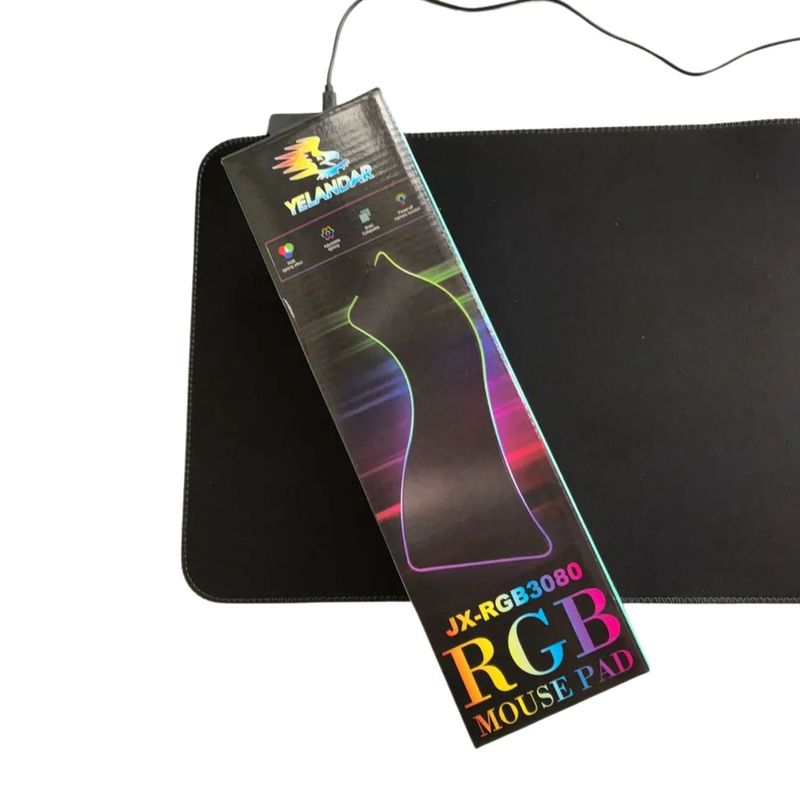 GENERICO - Mouse Pad Alfombrilla Escritorio Iluminada 30 Cm x 80 Cm.