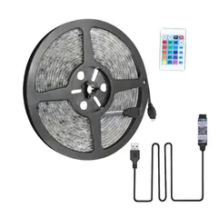 GENERICO - Rollo Cinta Tira Led TV 5050 5 Mts Facil Instalacion RGB.