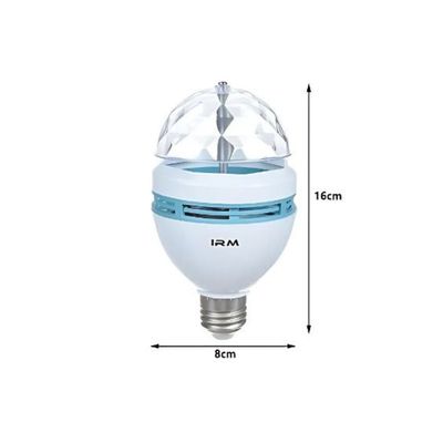 Imagen 2 del producto Ampolleta Led Para Fiesta Bola Disco Multicolor Giratoria.