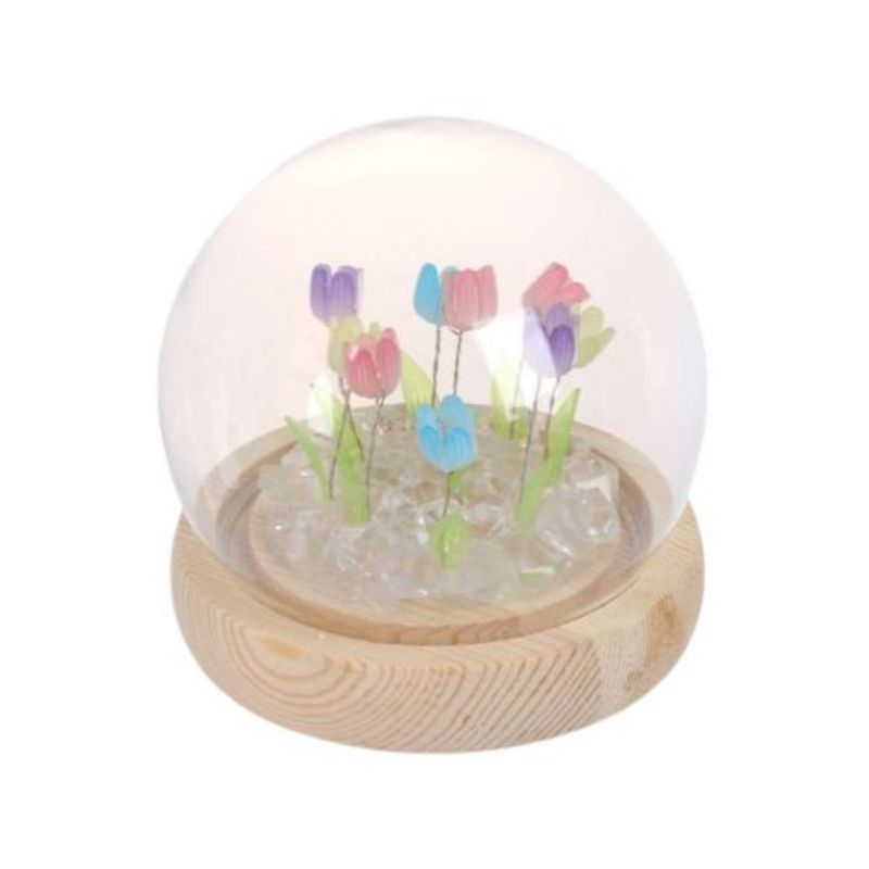 GENERICO - Lampara Tulipanes De Flores Eternas Adornos Luz De Noche