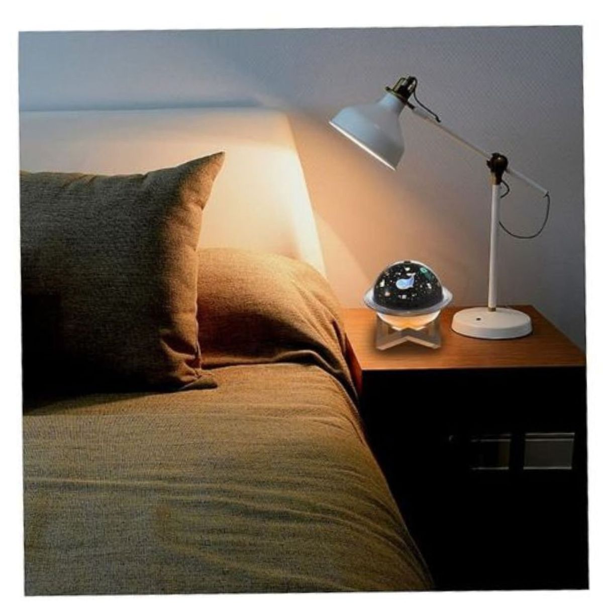 GENERICO - Humidificador Espanta Cuco Luz Estilo Planeta Decoracion.