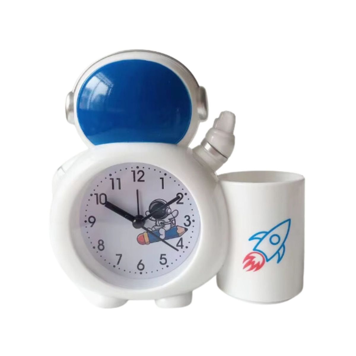 GENERICO - Reloj De Mesa Con Astronauta Despertador Brillante 14cm.