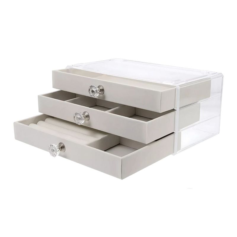 GENERICO - Caja De Joyeria Maquillaje Almacenamiento Organizacion 22x13cm.