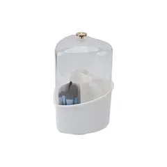 GENERICO - Organizador De Maquillaje Corazon Blanco Almacenamiento.