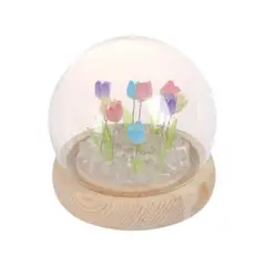 GENERICO - Lampara Tulipanes De Flores Eternas Adornos Luz De Noche
