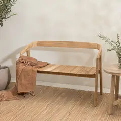 AMOBLE - Banqueta Respaldo Jarpa Natural Amoblé