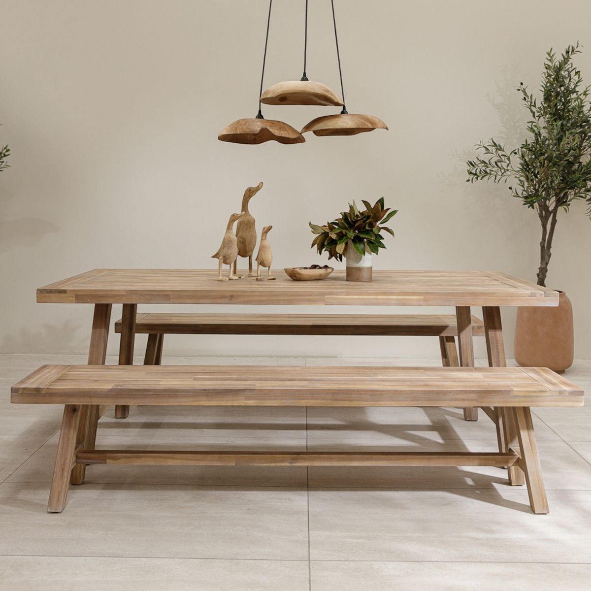 AMOBLE - Banqueta Dublin Madera Ch 200 Amoblé