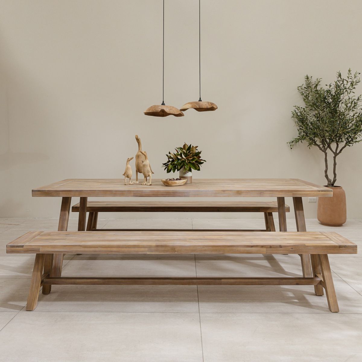 AMOBLE - Banqueta Dublin Madera Ch 230 Amoblé