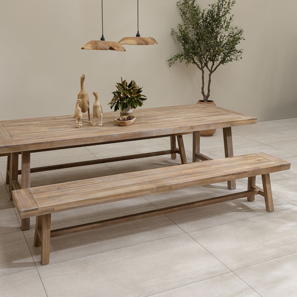 AMOBLE - Banqueta Dublin Madera Ch 230 Amoblé