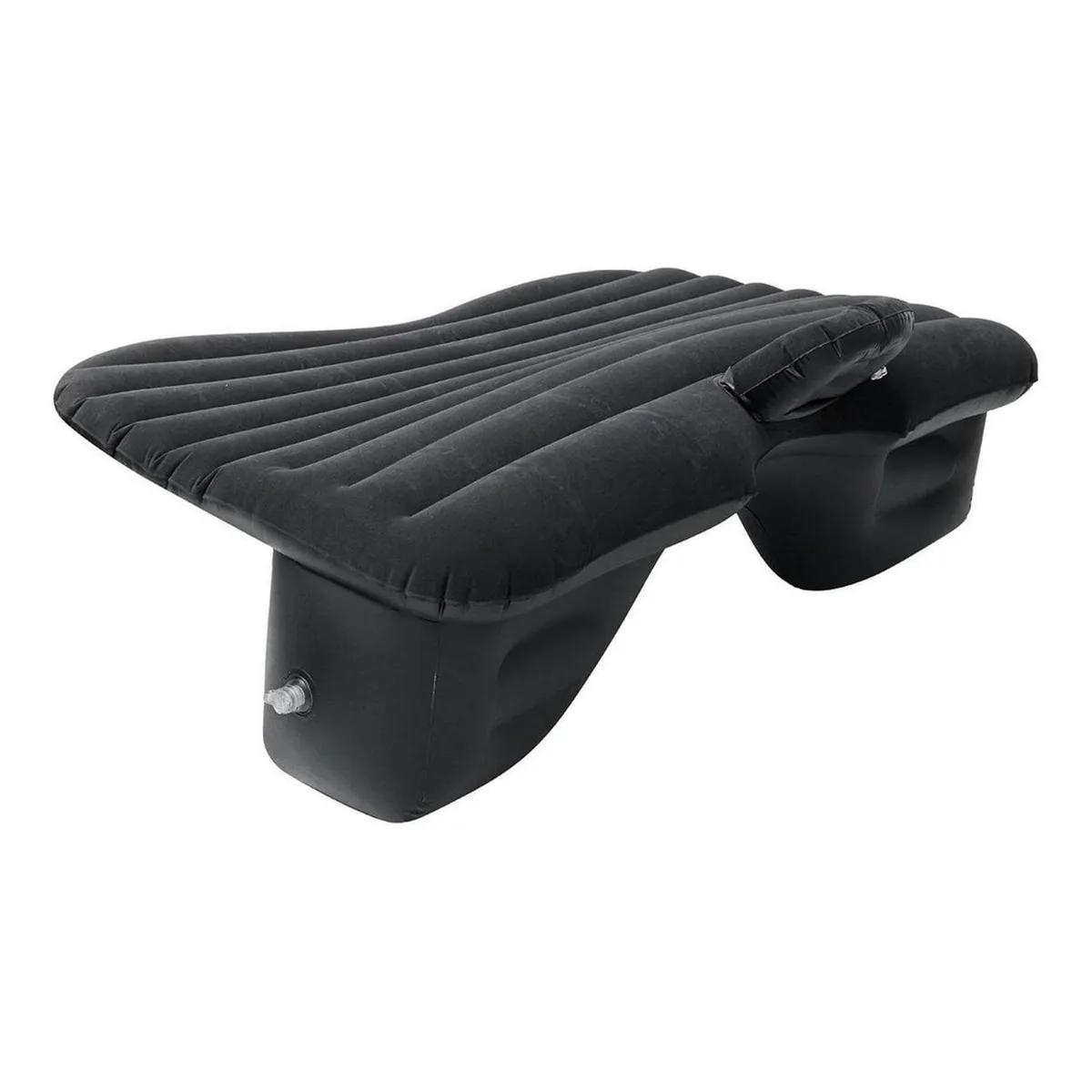 IMPORTCLICK - Colchón Inflable Auto Almohada Compresor Negro - Negro