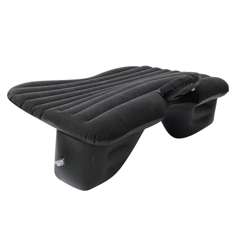 IMPORTCLICK - Colchón Inflable Auto Almohada Compresor Negro - Negro