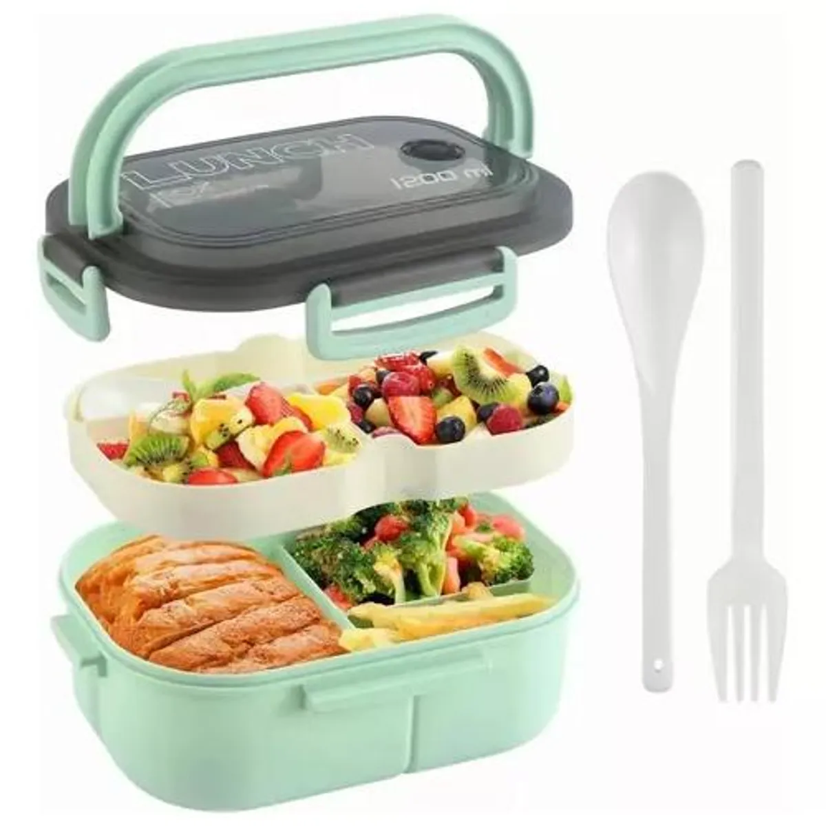 GENERICO - Lonchera Hermética 1200ml - Colación Almuerzo Fiambrera