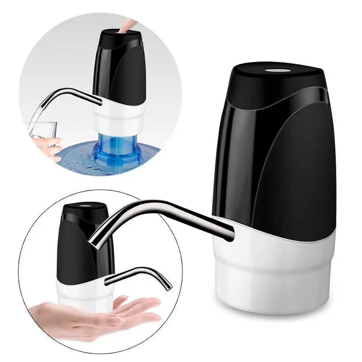 GENERICO - Dispensador Agua Eléctrico Recargable Usb Botellón
