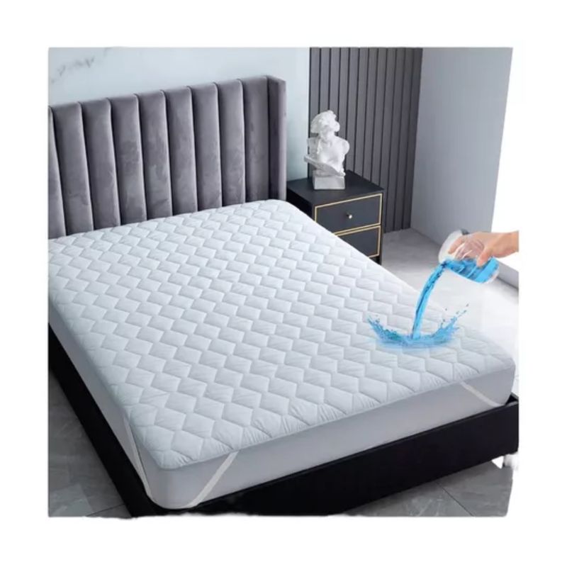 GENERICO - Cubrecolchón Impermeable Protector Premium Quilt  2 Plazas