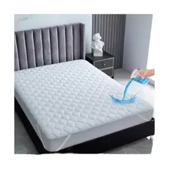 GENERICO - Cubrecolchón Impermeable Protector Premium Quilt 2 Plazas