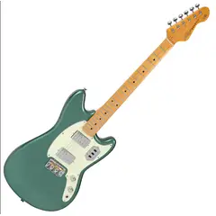 VINTAGE - Guitarra Eléctrica REVO Series Colt HH Twin Verde Sherwood Metalizado