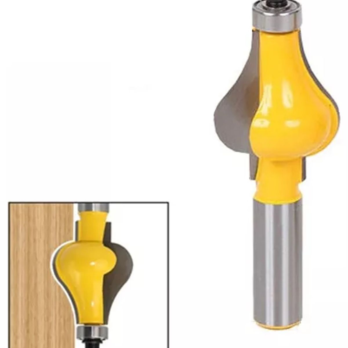 GENERICO - Fresa Madera Moldura Zócalo Pata Vástago ½ X 40mm