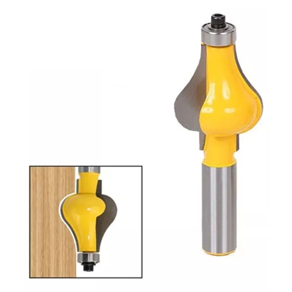 GENERICO - Fresa Madera Moldura Zócalo Pata Vástago ½ X 40mm