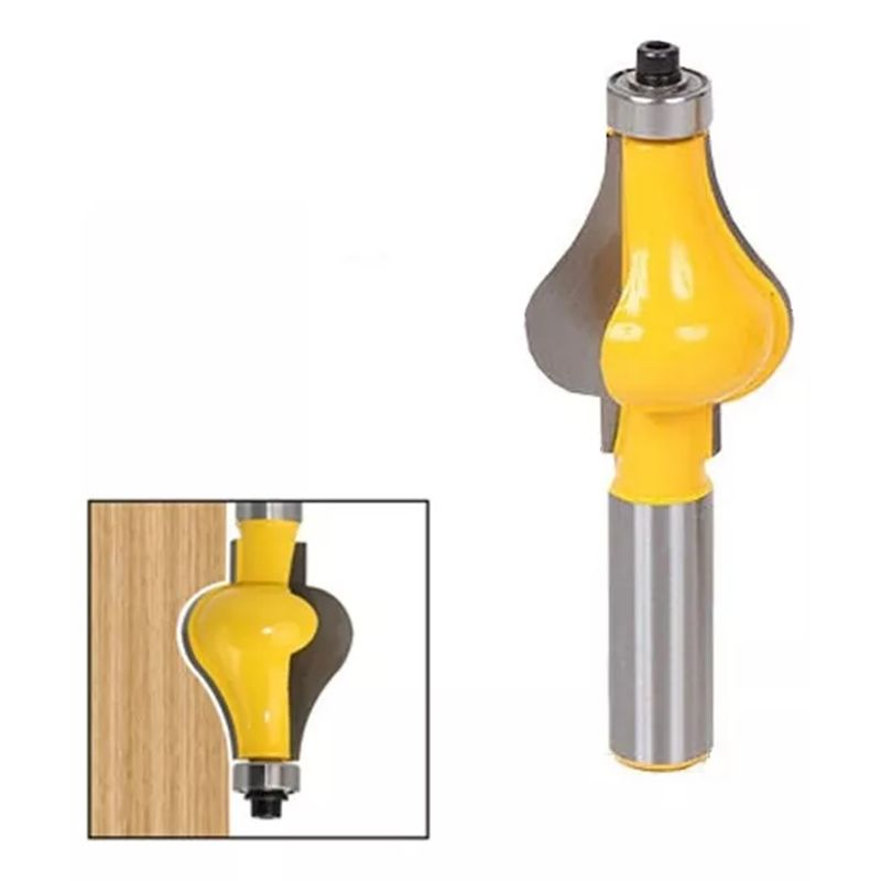GENERICO - Fresa Madera Moldura Zócalo Pata Vástago ½ X 40mm