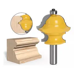 GENERICO - Fresa Madera Moldura Zócalo Marcos Vástago ½ Travertino