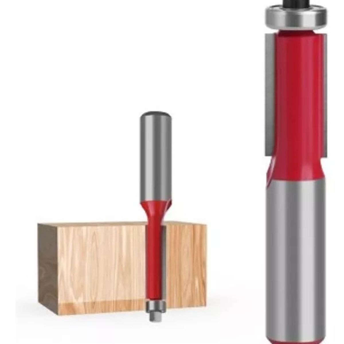 GENERICO - Fresa Madera Recta Copiadora Vástago ½ x12 x1 1pcs