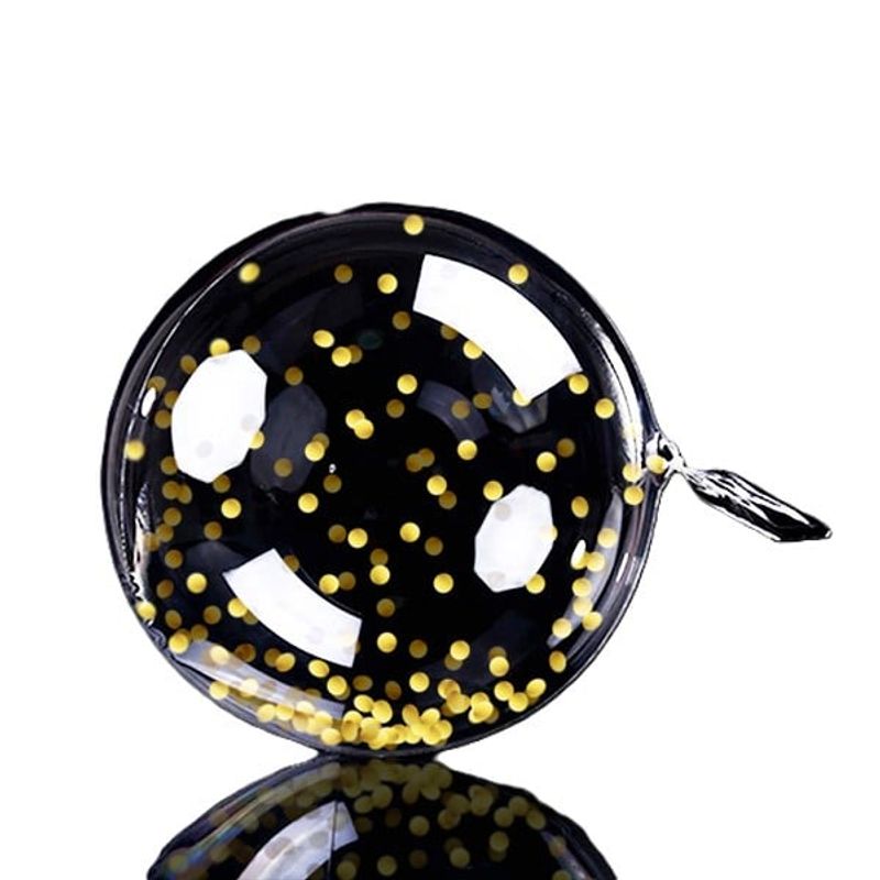 GENERICO - GLOBO BURBUJA 18 CONFETTI DORADO X1 UNI