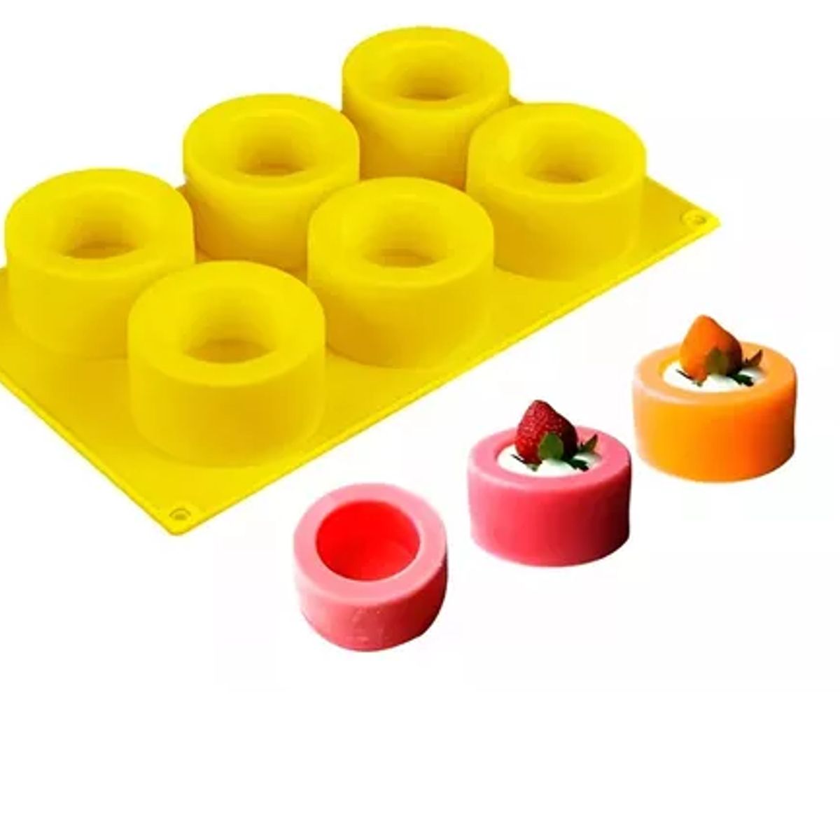 GENERICO - Molde Silicona Mouse Molde De Silicona Jabon Mouse Tarta