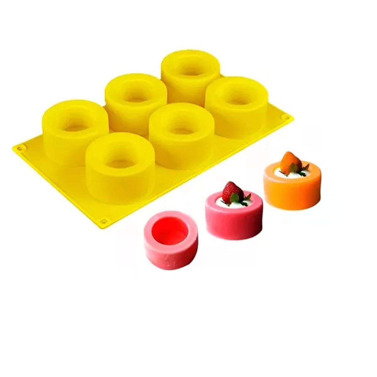 GENERICO - Molde Silicona Mouse Molde De Silicona Jabon Mouse Tarta