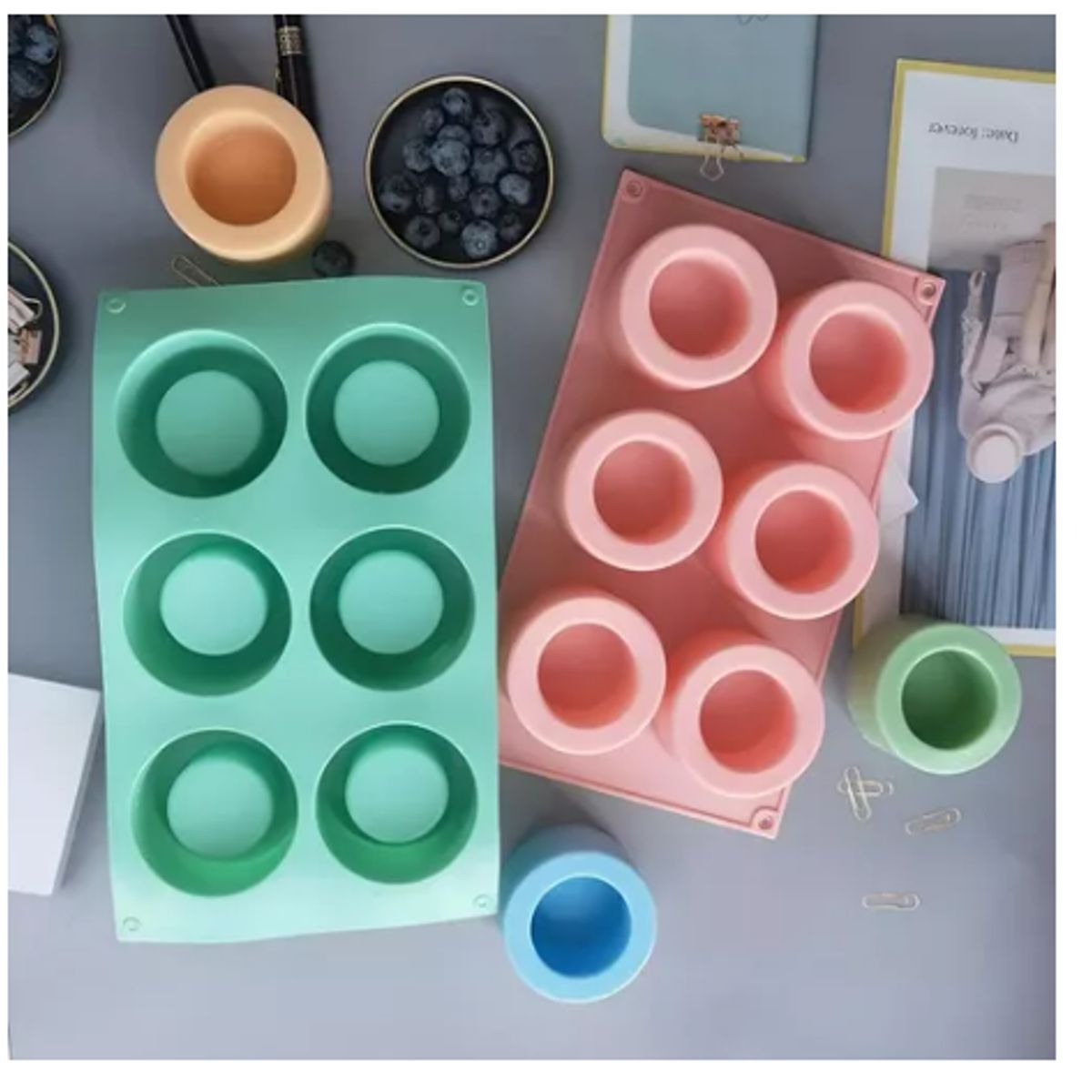 GENERICO - Molde Silicona Mouse Molde De Silicona Jabon Mouse Tarta