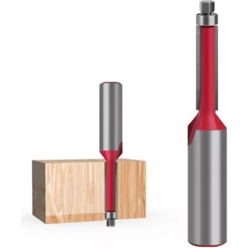 GENERICO - Fresa Madera Recta Copiadora Vástago ½x ¼ x  1 1pcs