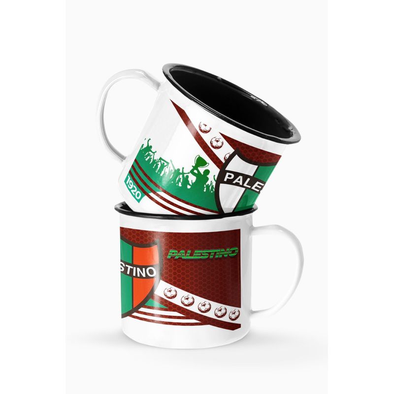 S/M - Taza Lechero Enlozado Club Deportivo Palestino Deportes