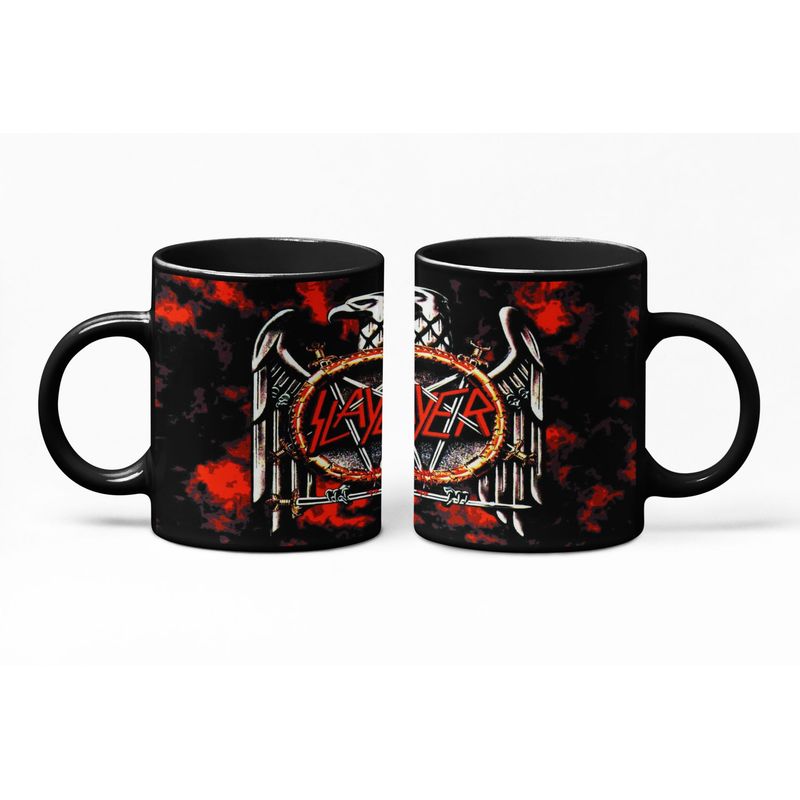 S/M - Taza Mágica De Slayer - Bandas De Rock