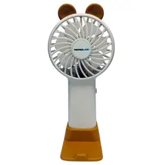 TECNOLAB - Mini Ventilador De Mano Diseño Oso Recargable - SC