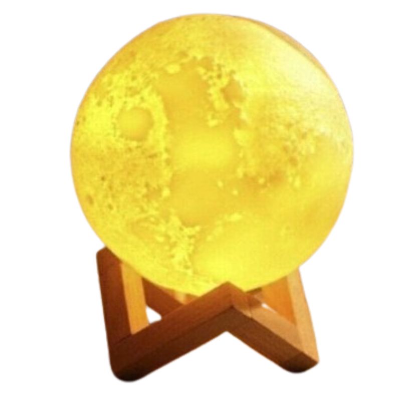 GENERICO - Lámpara Humidificadora Forma de Luna
